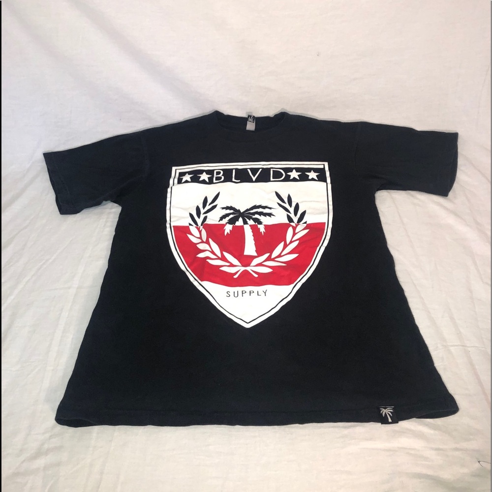 BLVD Supply Logo Graphic SS Shirt Size Large